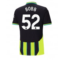 Manchester City Oscar Bobb #52 Koszulka Wyjazdowa 2024-25 Krótki Rękaw